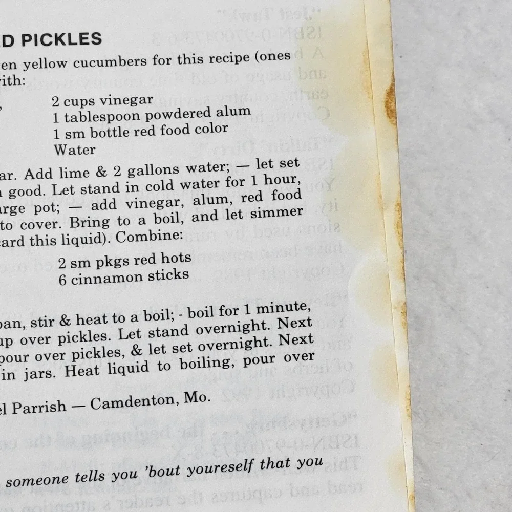 Mom's Cookin' Spiced With Country Sayin's 1986 Ozark Maid Cookbook Les Blair